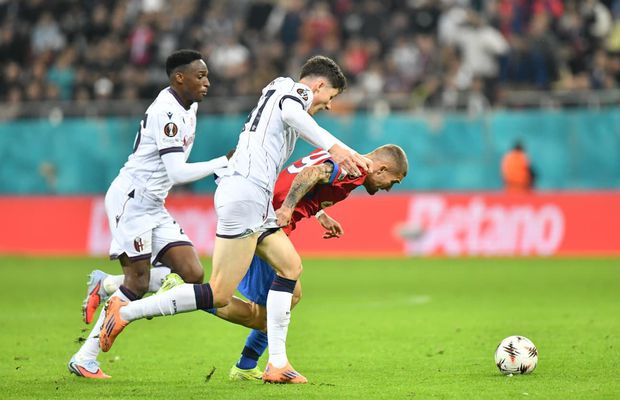 Daniel Bîrligea, furios după FCSB - Bologna 1-2: „În Europa nu prea ne ajută, poate suntem obișnuiți cu arbitrajul din România”