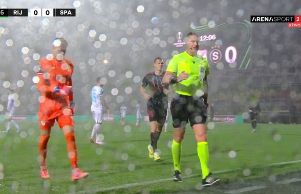 Meci întrerupt în Conference League, la 4 minute după golul anulat de VAR