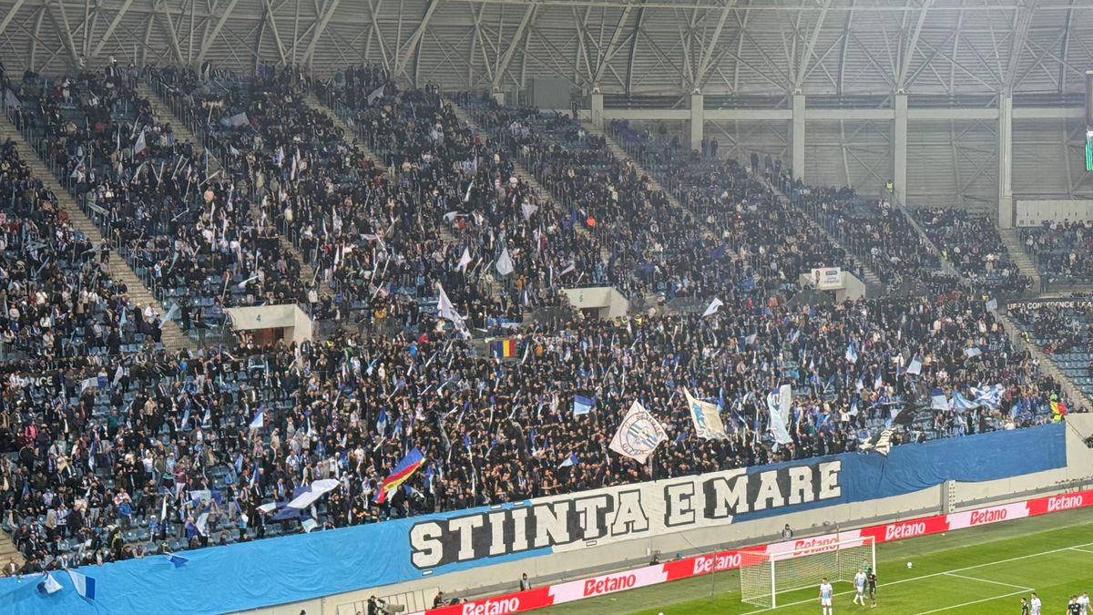 Universitatea Craiova - Noah, scenografia oltenilor // foto: Ionuț Iordache (GSP)