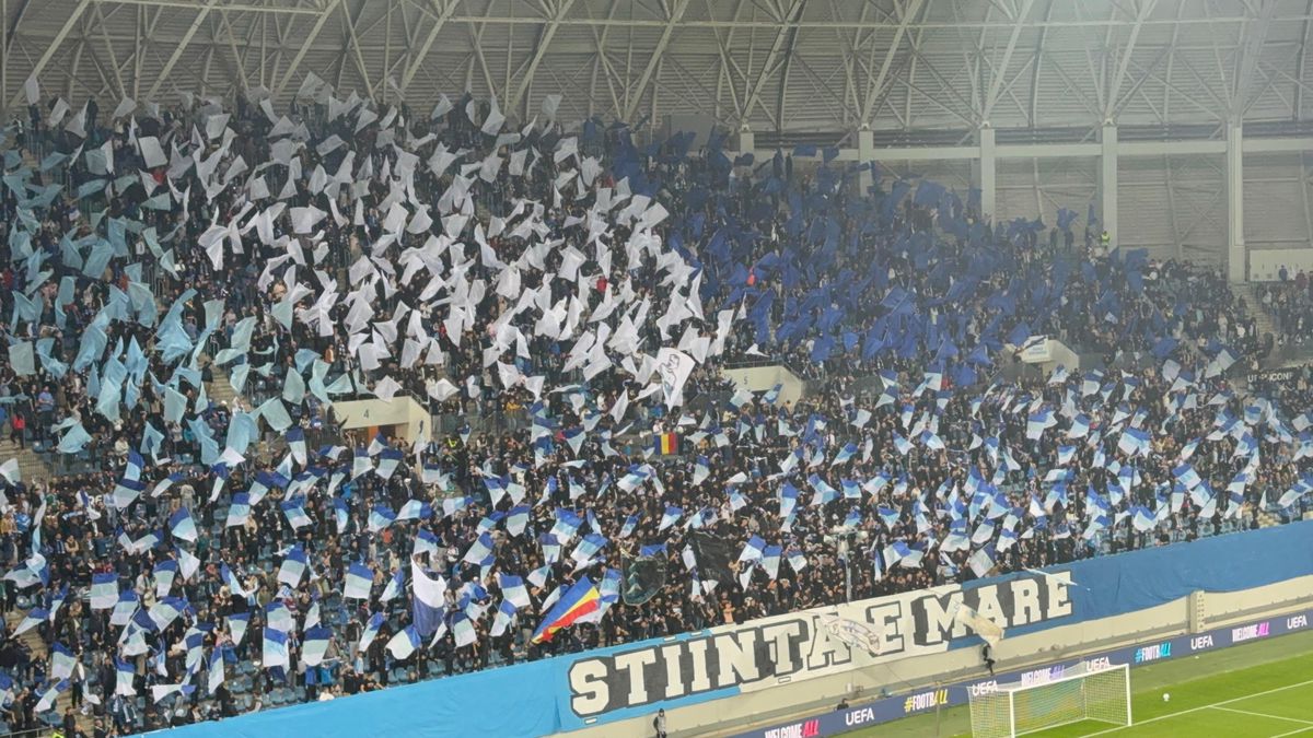 Momente speciale în Bănie: ce scenografie au pregătit oltenii pentru partida cu Noah, după ce s-au dat în stambă la adresa UEFA