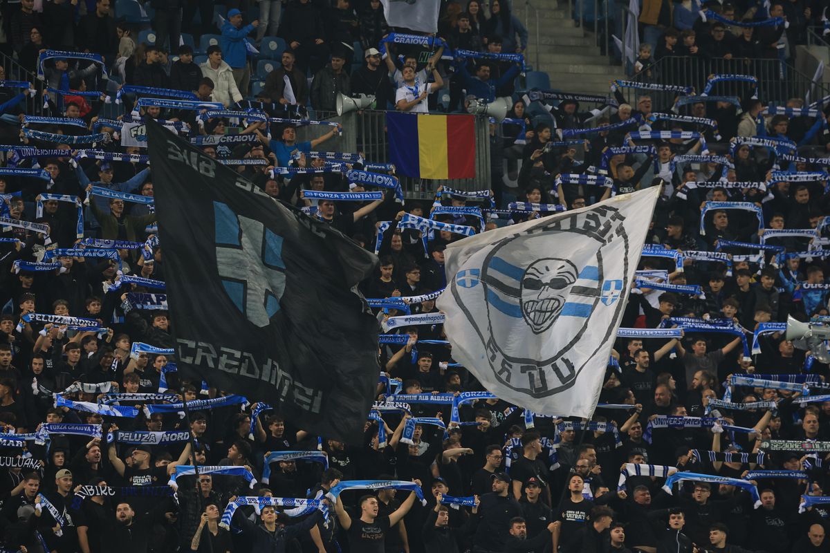 Universitatea Craiova - Noah, scenografia oltenilor // foto: Ionuț Iordache (GSP)