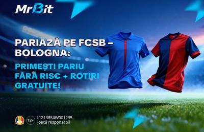 Mr Bit oferă recompense pentru golurile marcate de FCSB în meciul cu Bologna