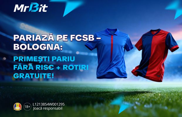 Mr Bit oferă recompense pentru golurile marcate de FCSB în meciul cu Bologna