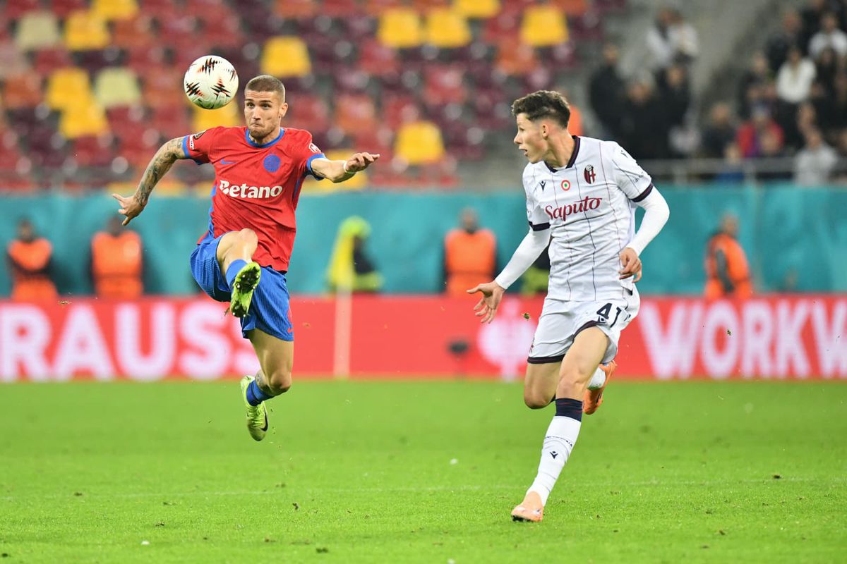 Raul Rusescu, la pauza FCSB - Bologna: „Să recunoaștem!”