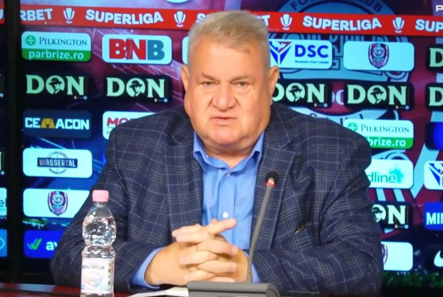 Iuliu Mureșan. FOTO: captură Youtube @Prima Sport Când poate pleca Iuliu Mureșan de la CFR Cluj: „Nu voi sta altfel, nu are sens”