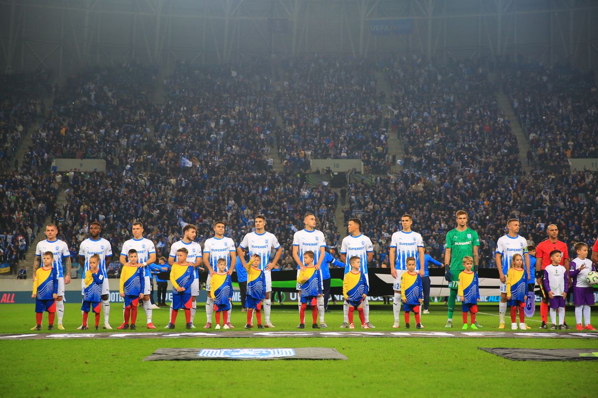 Momente speciale în Bănie: ce scenografie au pregătit oltenii pentru partida cu Noah, după ce s-au dat în stambă la adresa UEFA