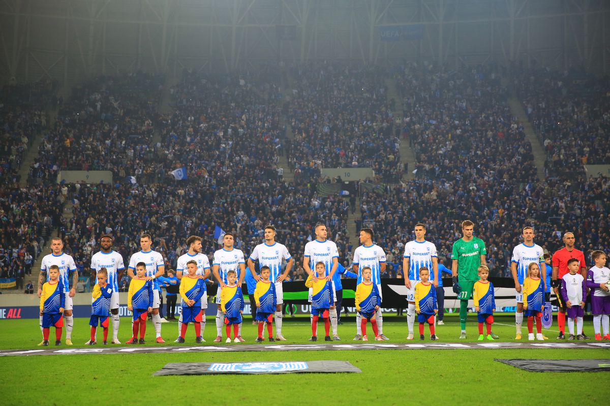 Momente speciale în Bănie: ce scenografie au pregătit oltenii pentru partida cu Noah, după ce s-au dat în stambă la adresa UEFA