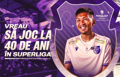 Străinul cu cele mai multe meciuri în Superliga vrea să joace până la 40 de ani
