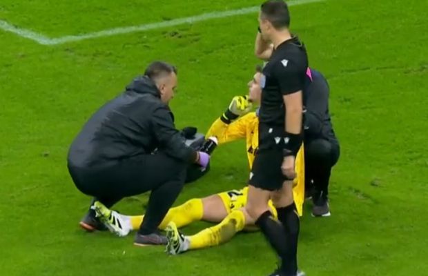 Ștefan Târnovanu, moment delicat în prima repriză cu „bătăușul” de la Bologna » I-a arătat obrazul