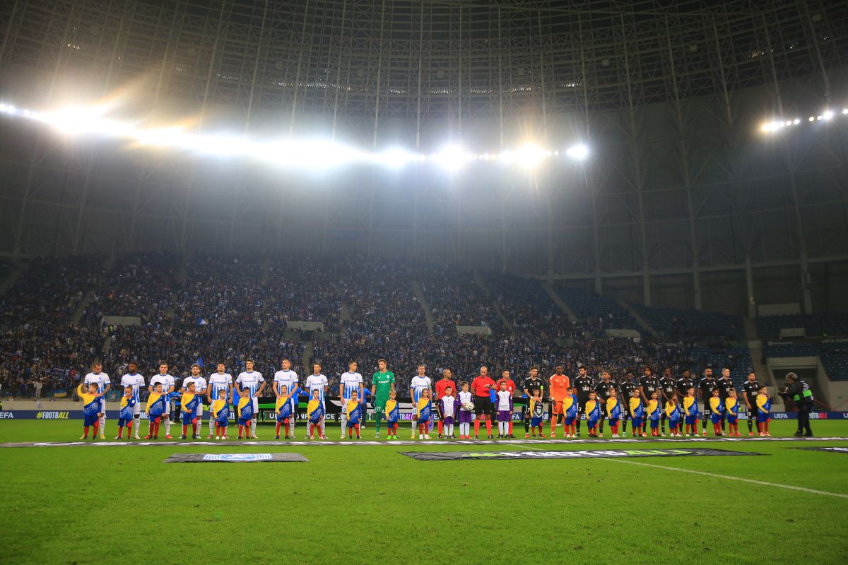 Momente speciale în Bănie: ce scenografie au pregătit oltenii pentru partida cu Noah, după ce s-au dat în stambă la adresa UEFA