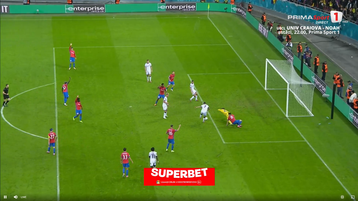 Umilință supremă pentru apărarea celor de la FCSB » Jucătorul de la Bologna l-a imitat pe Zidane în careu, apoi a izbucnit în râs