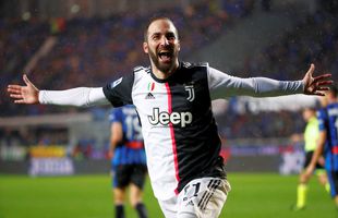 ATALANTA - JUVENTUS 1-3 // VIDEO Gonzalo Higuain salvează „Bătrâna Doamnă”! Juve revine de la 0-1 și se distanțează în Serie A!