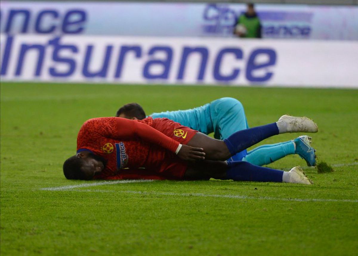 FCSB - ASTRA // Momente de panică pe Arena Națională: Harlem Gnohere, KO după un duel cu David Lazar!