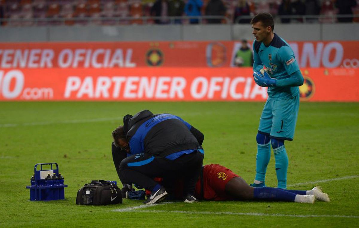 FCSB - ASTRA 1-3 // FOTO Mesajul lui Harlem Gnohere după accidentarea suferită cu Astra » Ce a postat atacantul la miezul nopții