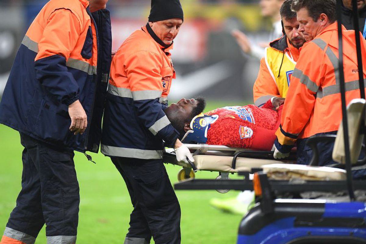 FCSB - ASTRA // Momente de panică pe Arena Națională: Harlem Gnohere, KO după un duel cu David Lazar!