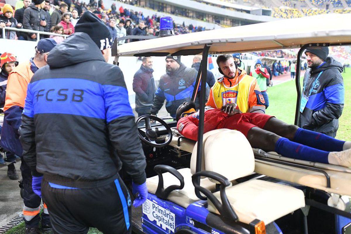 FCSB - ASTRA // Momente de panică pe Arena Națională: Harlem Gnohere, KO după un duel cu David Lazar!
