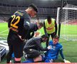 UPDATE // Silviu Lung jr, scos de pe teren după o repriză incredibilă cu Galatasaray » Doctorii nu l-au mai lăsat să apere! Primul verdict