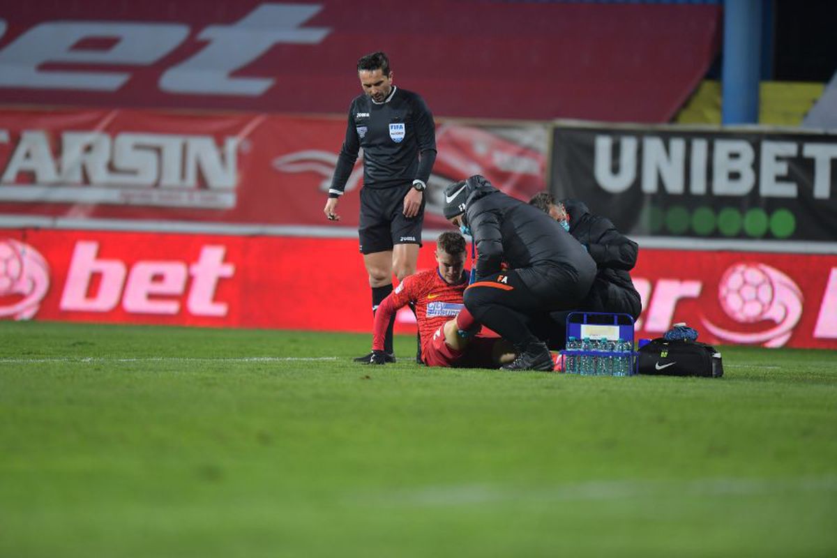 UPDATE // Vești proaste pentru FCSB! Dennis Man și Florin Tănase s-au accidentat cu Gaz Metan