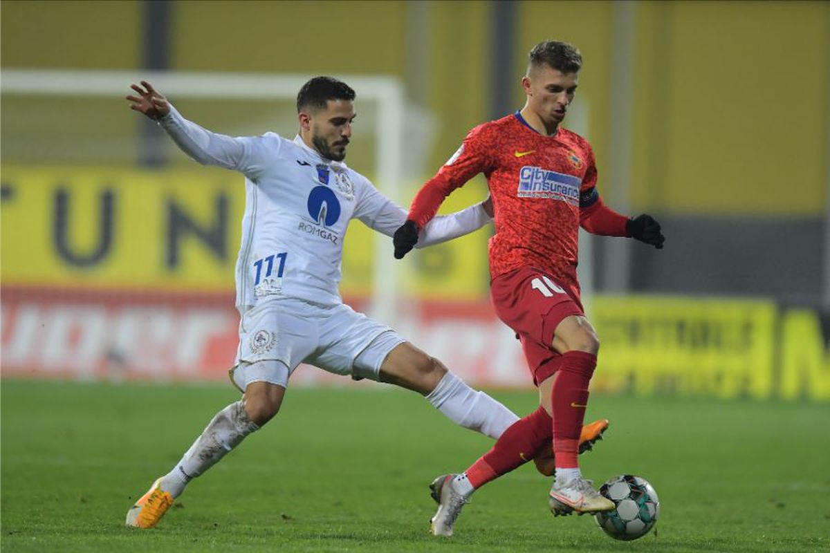Gaz Metan - FCSB. Crețu a cedat în startul meciului! S-a dus glonț la asistent: „Ce «hei, hei»?! P*** mea!”