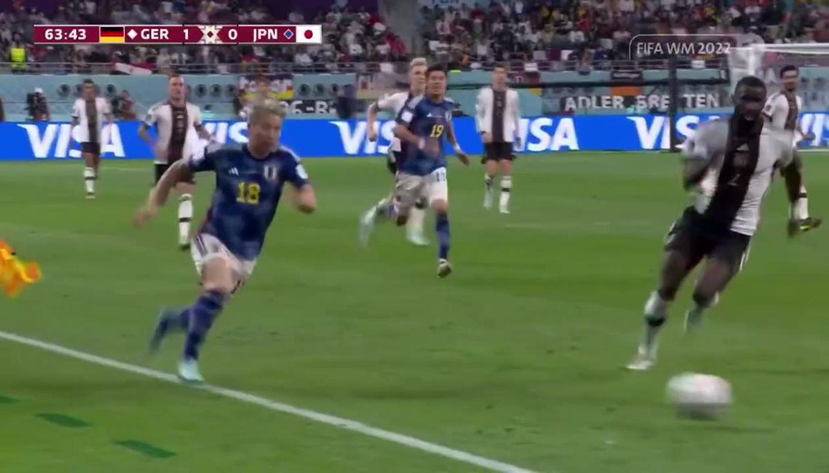 Rudiger, gest nesportiv cu Japonia