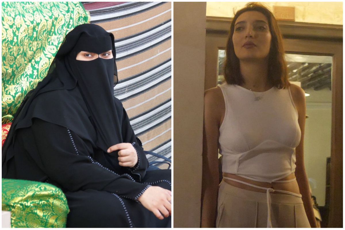 Mondialul a schimbat regulile în Qatar » Fotbalul pune Hijab, Burka și Niqab lângă fustă-mini și buricul gol. Fotografia grăitoare surprinsă în Piața Veche