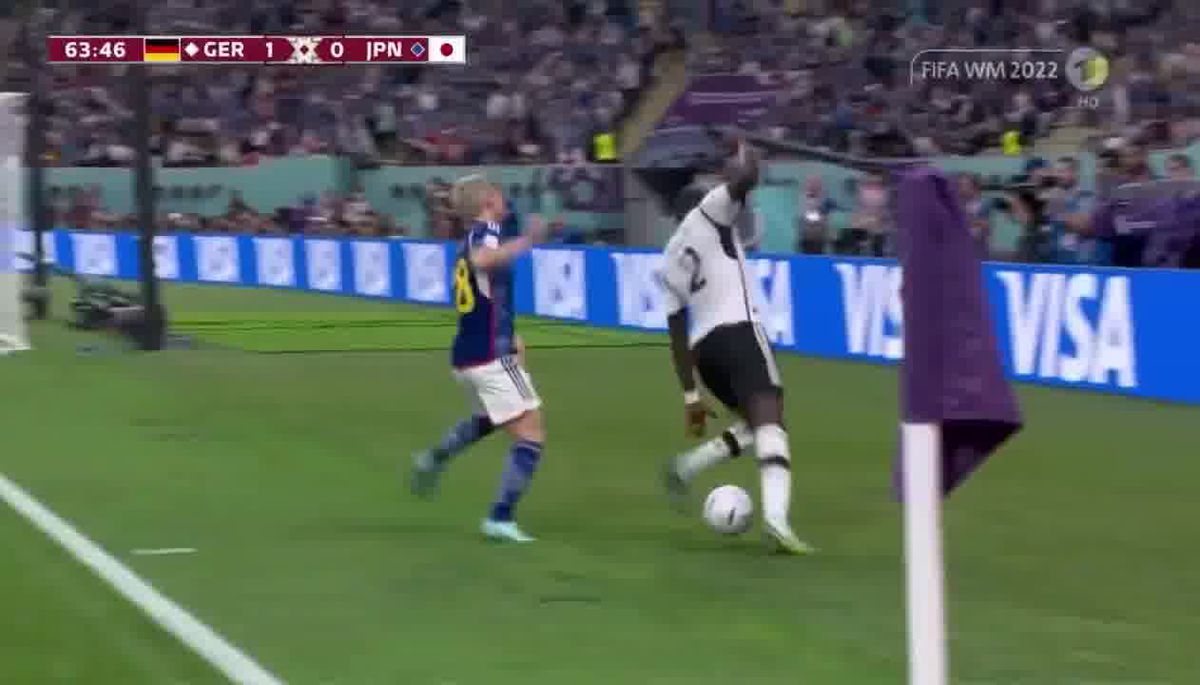 Rudiger, gest nesportiv cu Japonia