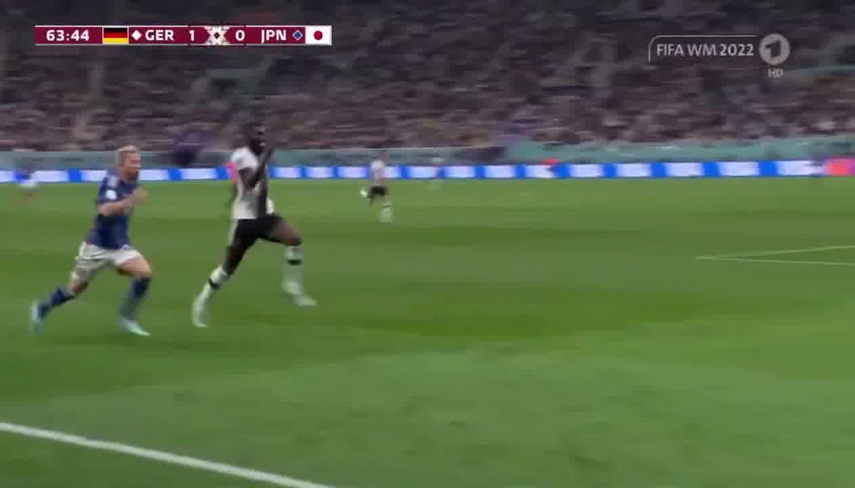 Rudiger, gest nesportiv cu Japonia