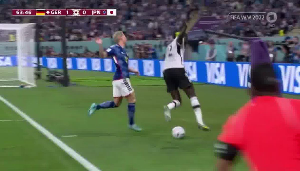 Rudiger, gest nesportiv cu Japonia