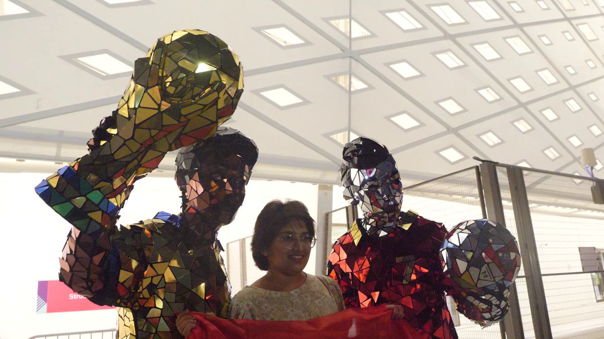 Imagine inedită surprinsă de reporterii GSP înainte de Spania - Costa Rica » Condiții de lux la masa presei