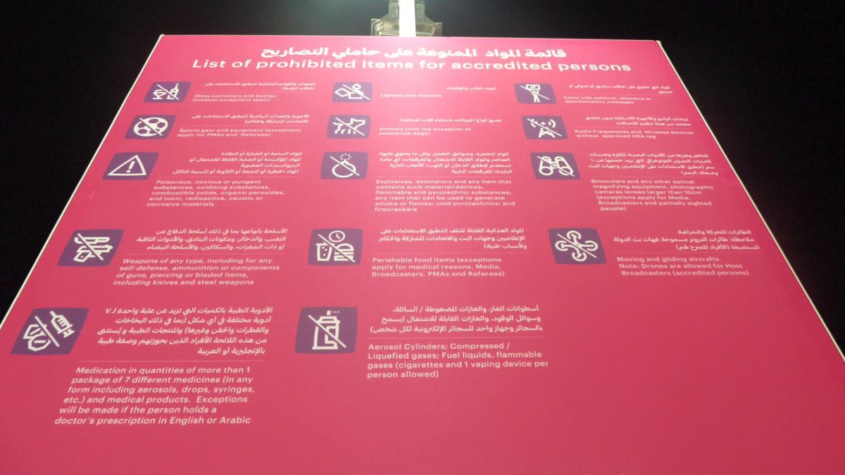 Au sudat canalele, au sigilat ușile! Așa menține Qatarul securitatea pe stadioanele Mondialului » Doar FIFA a produs haos