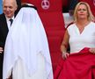Nancy Faeser, Ministrul de Interne al Germaniei, cu banderola „One Love” lângă Infantino, foto: Imago