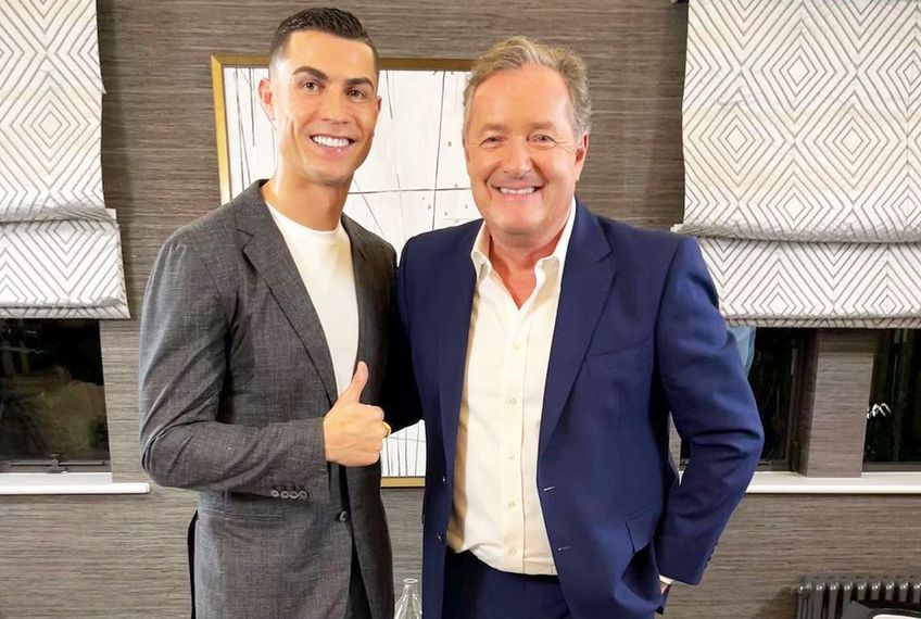 Cristiano Ronaldo, alături de Piers Morgan // sursă foto: Instagram @ piersmorgan