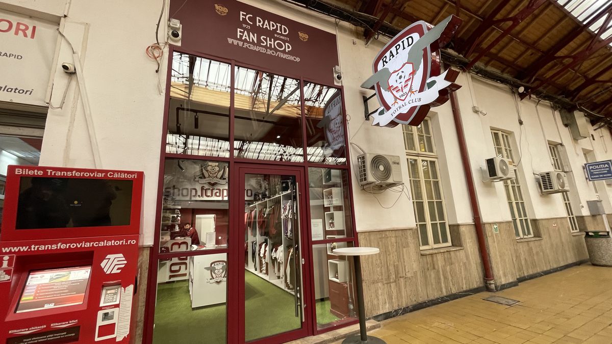 Deschidere magazin Rapid - Gara de Nord