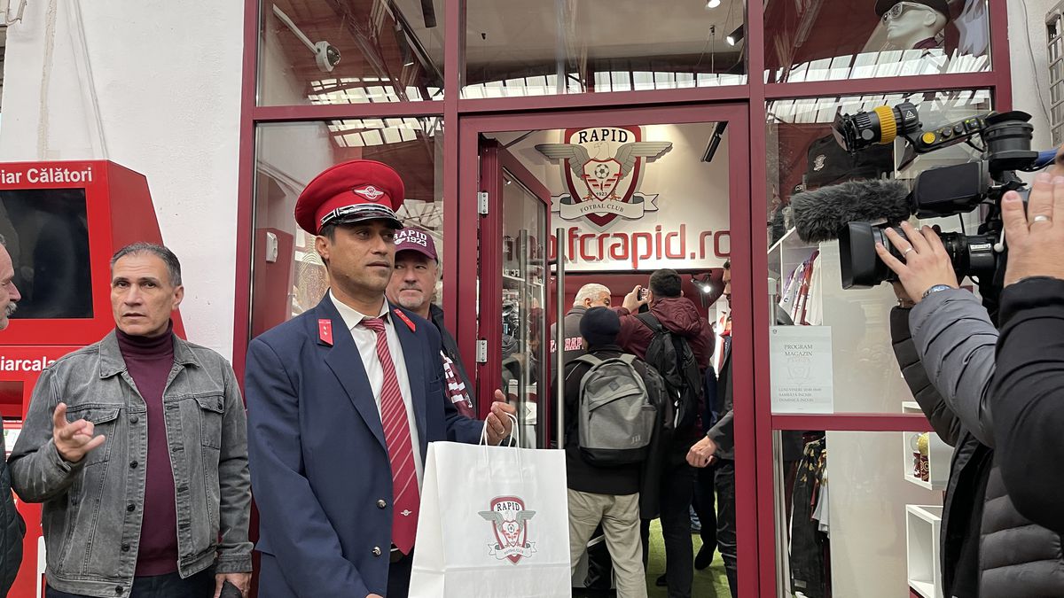 Deschidere magazin Rapid - Gara de Nord