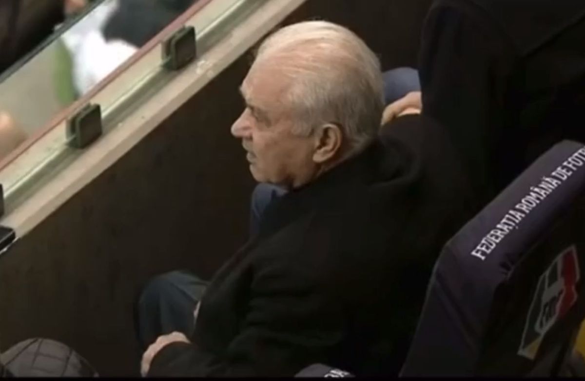 Ce a făcut Anghel Iordănescu în tribune la România - Elveția