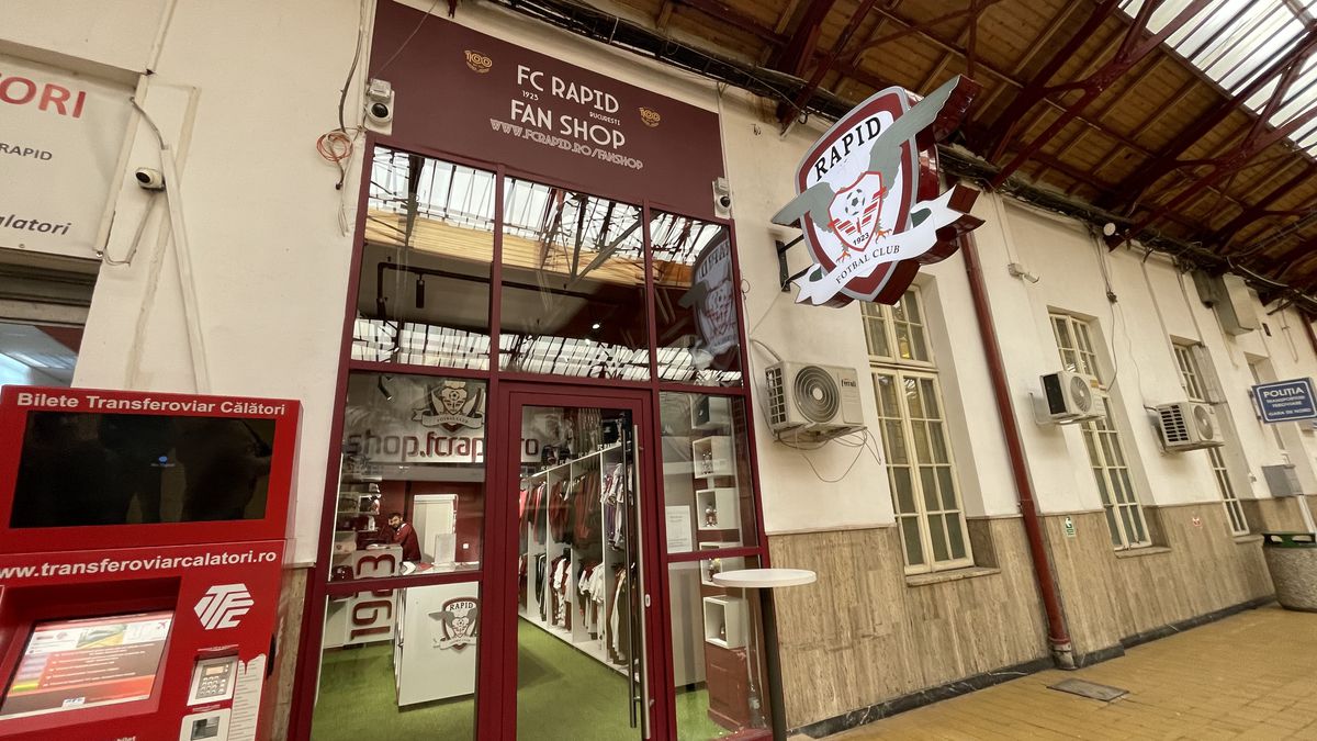 Deschidere magazin Rapid - Gara de Nord