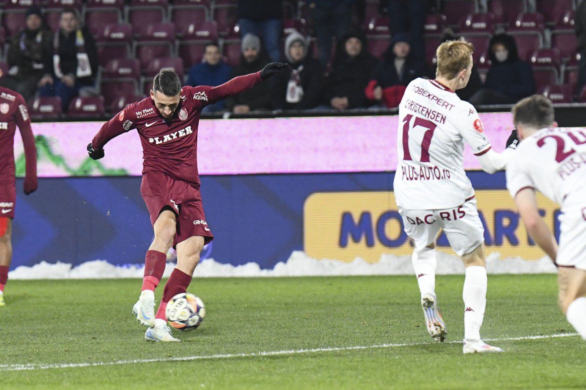 CFR Cluj - Rapid 1-1 în etapa 17 din Superligă