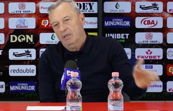 Mircea Rednic s-a enervat la conferință: „Cum să-l regret, de ce? A fost 3 luni la noi. Două a stat accidentat”