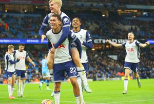 Manchester City - Tottenham 0-4 » Echipa lui Radu Drăgușin s-a impus categoric pe Etihad și i-a provocat campioanei Angliei a 3-a înfrângere consecutivă în Premier League