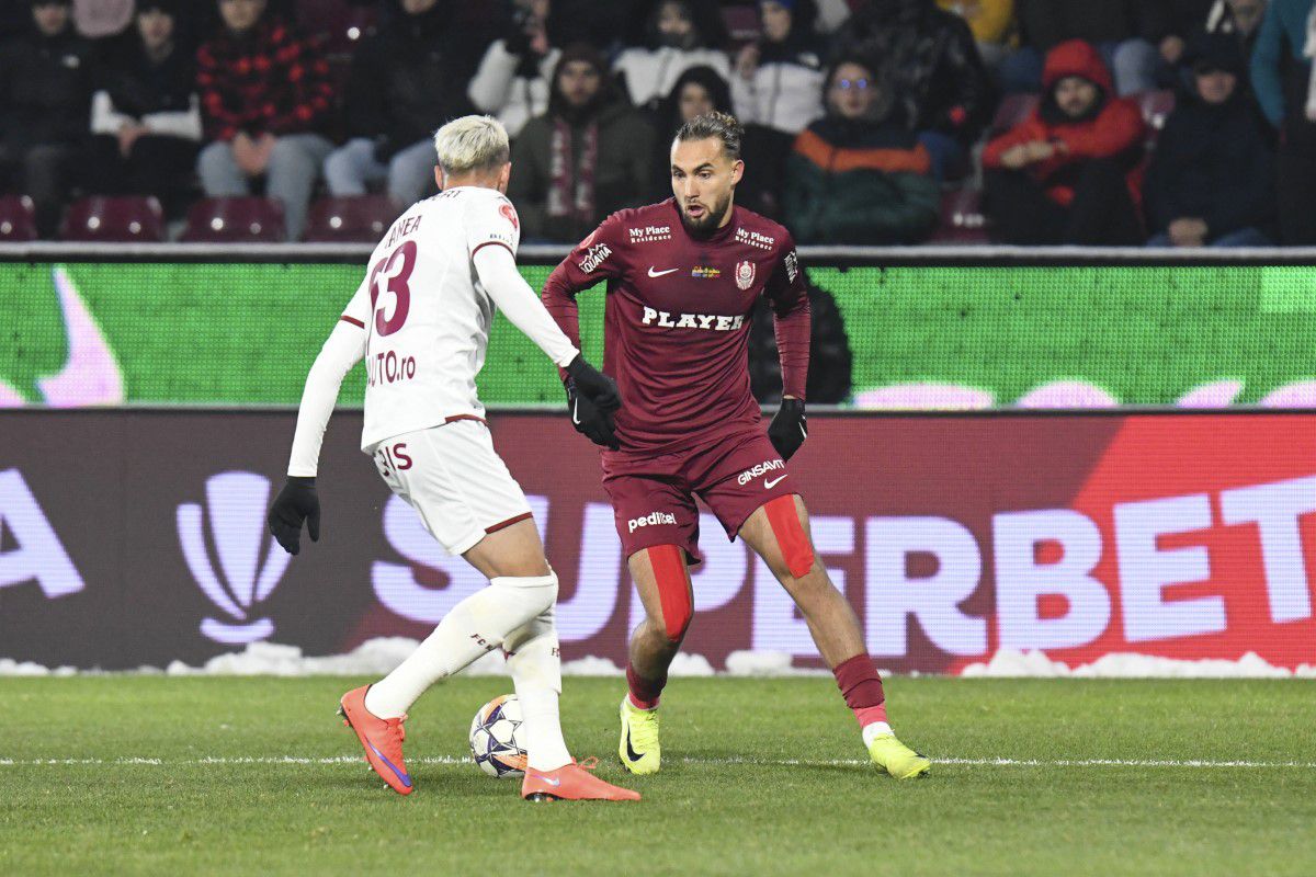 CFR Cluj - Rapid 1-1 în etapa 17 din Superligă