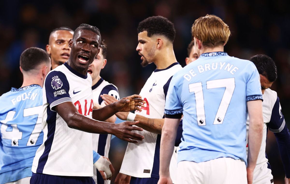Manchester City - Tottenham 0-4 » Echipa lui Radu Drăgușin s-a impus categoric pe Etihad și i-a provocat campioanei Angliei a 3-a înfrângere consecutivă în Premier League
