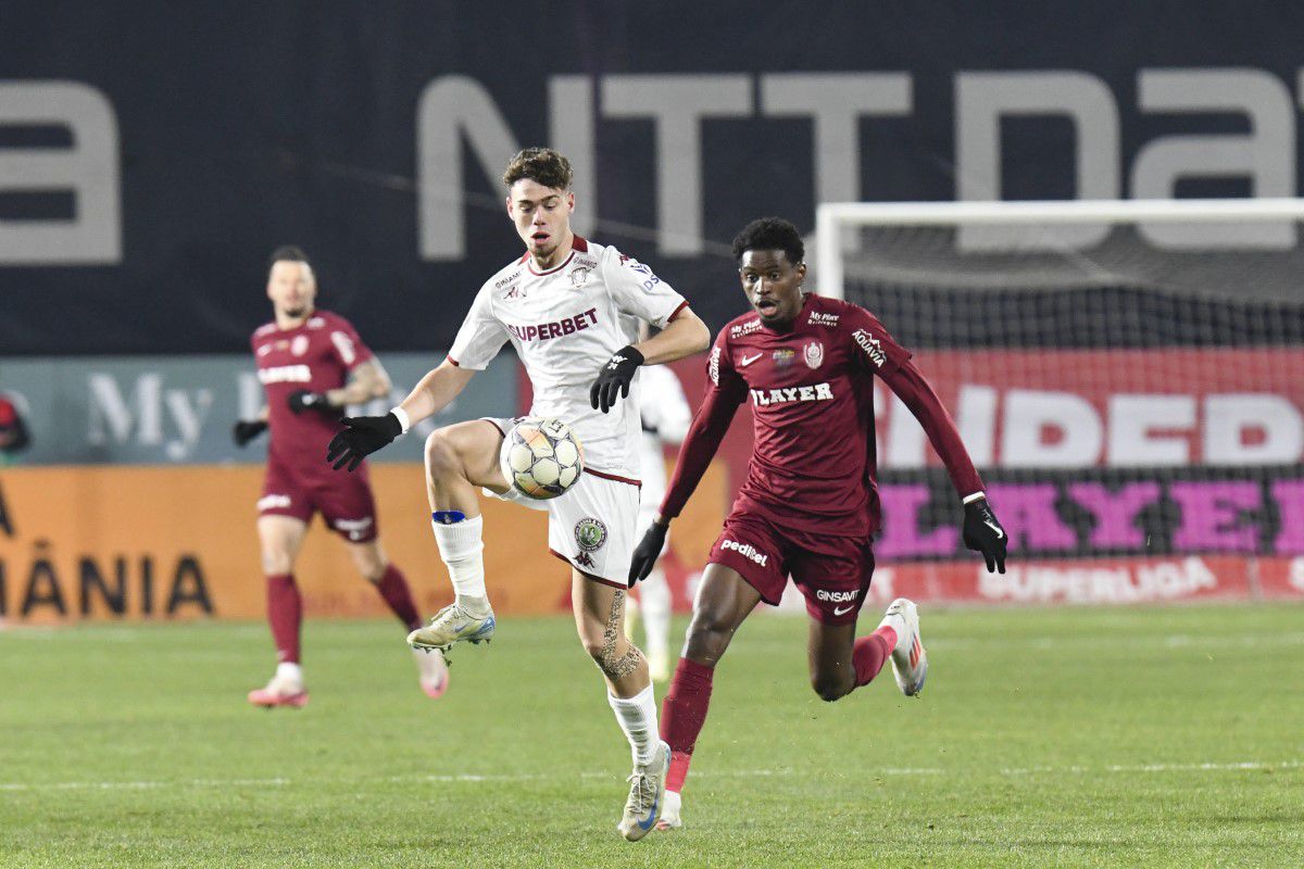 CFR Cluj - Rapid 1-1 în etapa 17 din Superligă