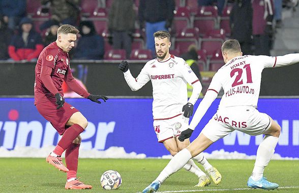 CFR Cluj - Rapid 1-1 » Remiză cu scântei... pe final! Două goluri la -2 grade în Gruia