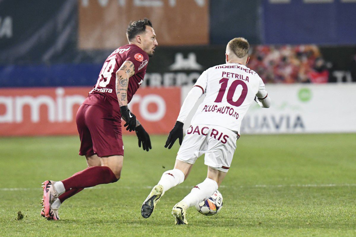 CFR Cluj - Rapid 1-1 în etapa 17 din Superligă