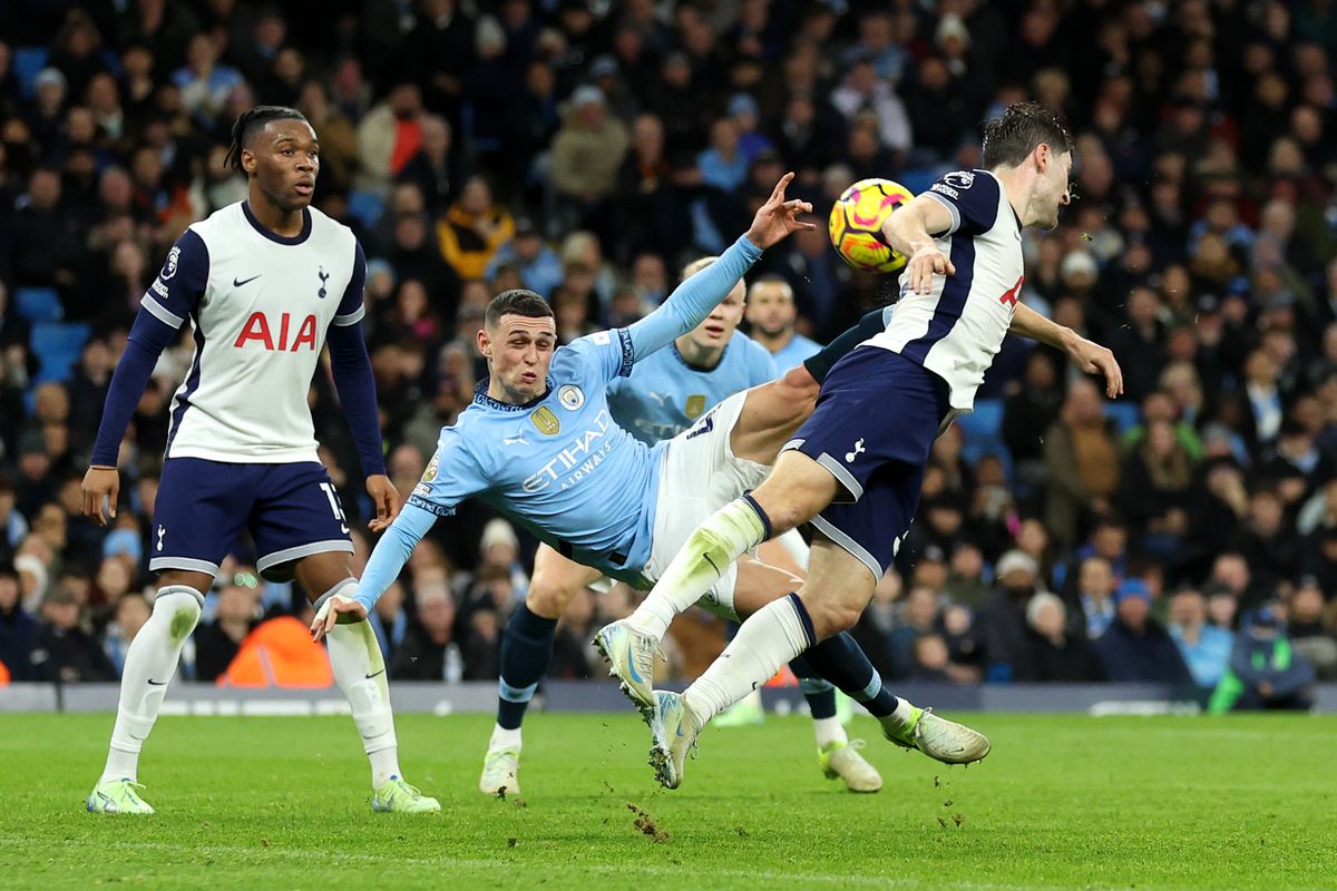 Manchester City - Tottenham 0-4 » Echipa lui Radu Drăgușin s-a impus categoric pe Etihad și i-a provocat campioanei Angliei a 3-a înfrângere consecutivă în Premier League
