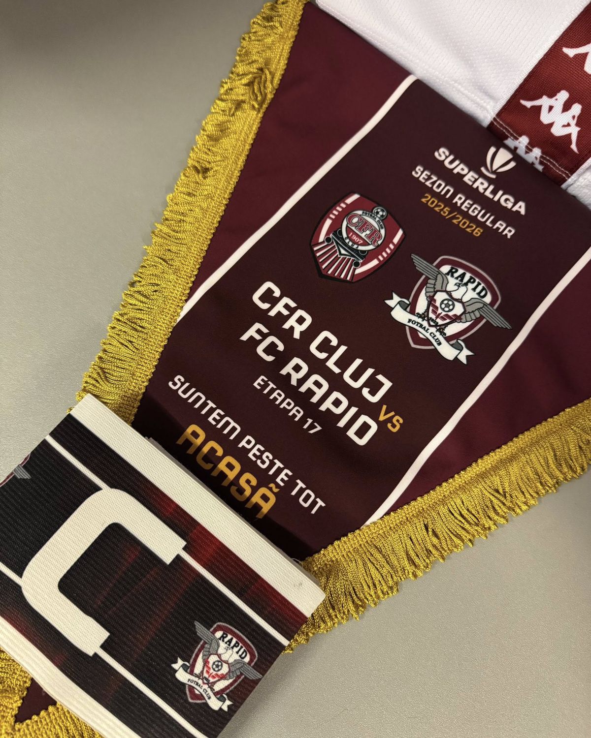 CFR Cluj - Rapid, imagini înaintea partidei din Gruia