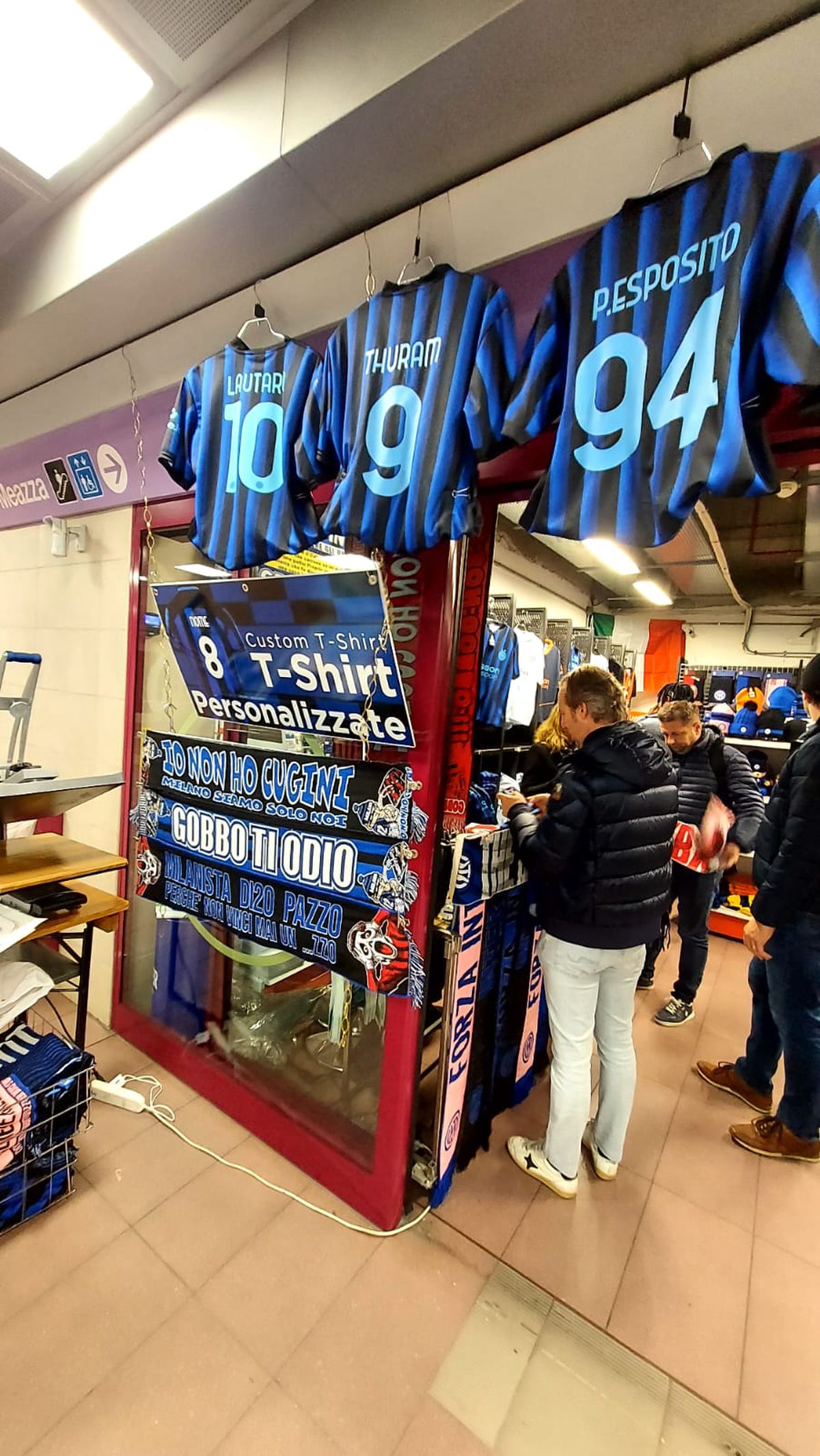 Imagini din Milano înainte de Inter - AC Milan