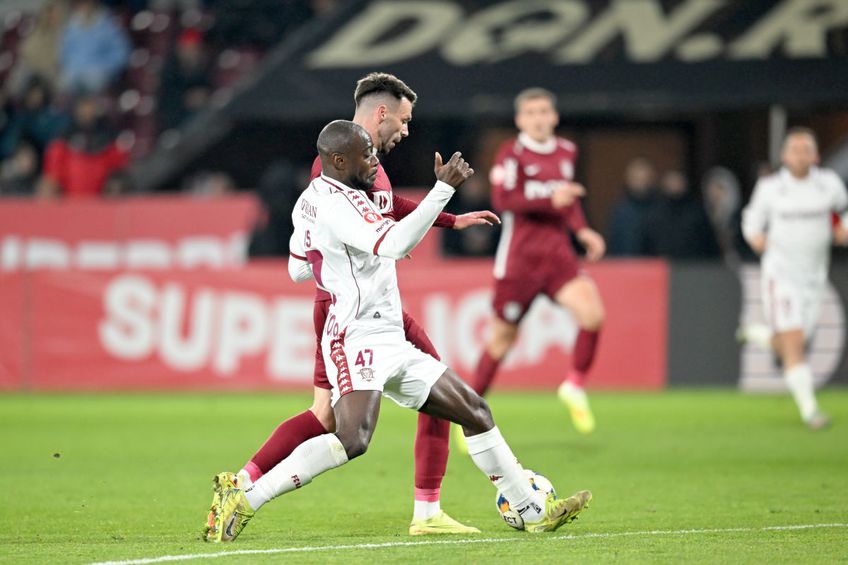 Andrei Cordea a deschis scorul în CFR Cluj - Rapid // FOTO: Sport Pictures