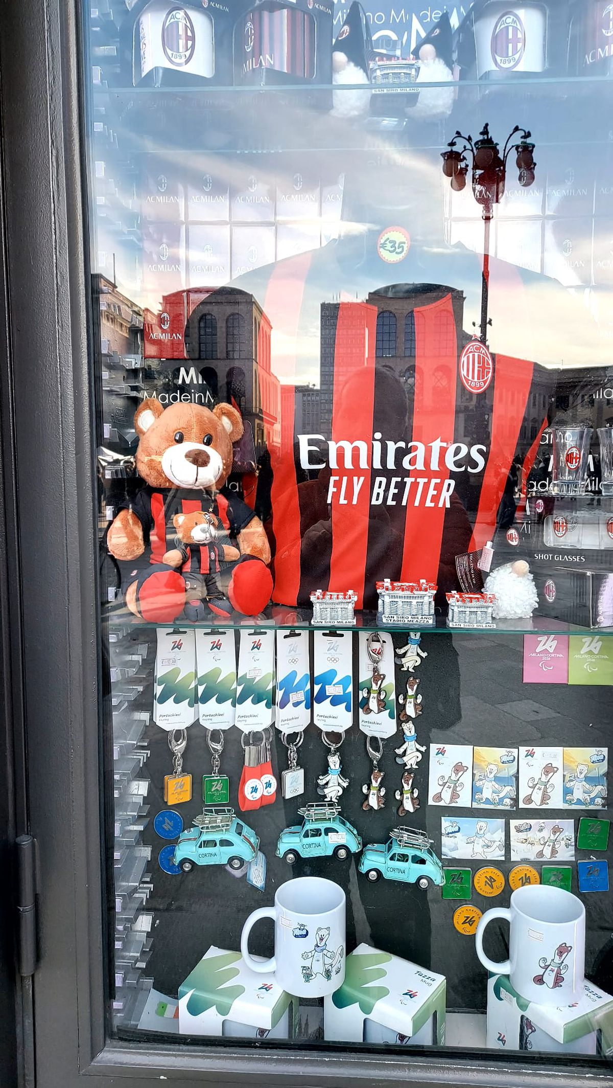 Imagini din Milano înainte de Inter - AC Milan