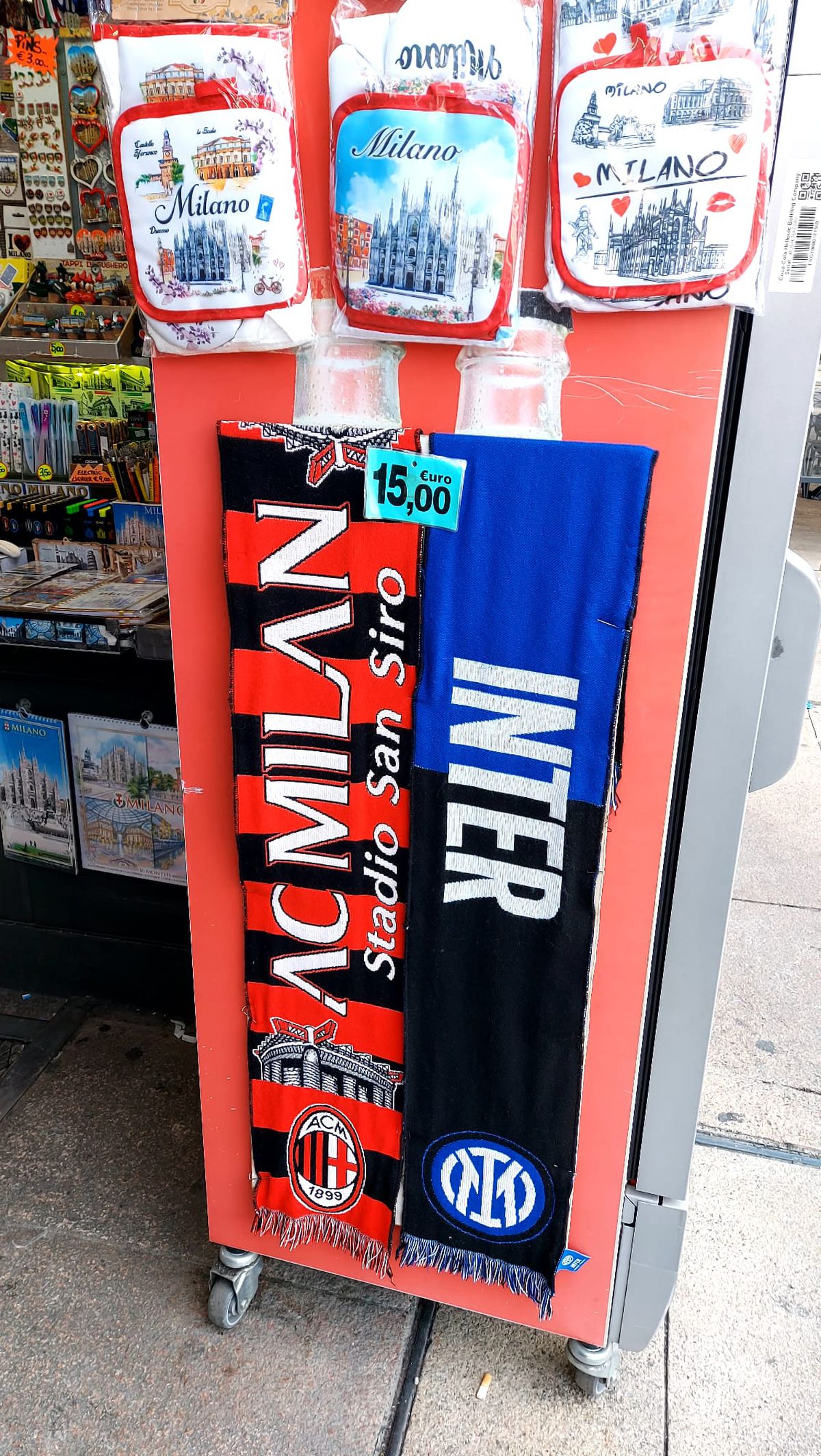 Imagini din Milano înainte de Inter - AC Milan